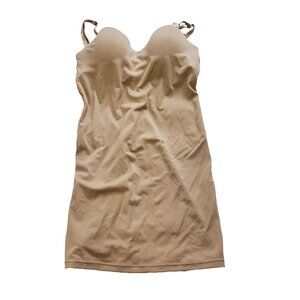 Subtract Shapewear Beige 36C Underwire Dress Belly Shaper Girdle Vintage